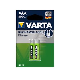 Varta 4008496849185 2 Li Recharge Accu Power Aaa 800 Mah Şarj Edilebilir Pil