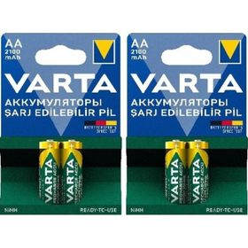 Varta 56706 2100 mAh AA Ni-MH 2x2 Şarj Edilebilir Kalem Pil