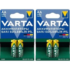 Varta 56706 2100 mAh AA Ni-MH 4x2 Şarj Edilebilir Kalem Pil