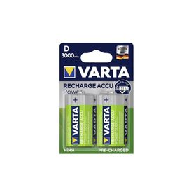 Varta 56720 3000 mAh D Size 2'li Şarj Edilebilir Büyük Pil