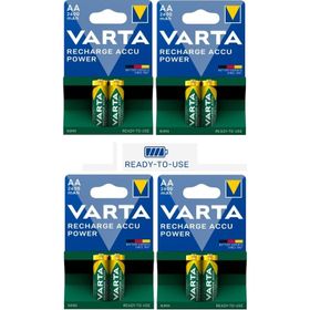Varta 5716 2600 mAh AA Ni-MH 4x2 Adet Şarj Edilebilir Kalem Pil