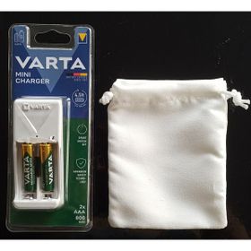 Varta 57656 Mini Charger AAA 2x800 mAh İnce Pil ve Saklama Çantası