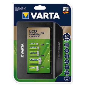 Varta 57688 LCD Universal AA AAA C D ve 9 Volt NiMH Pil Şarj Cihazı