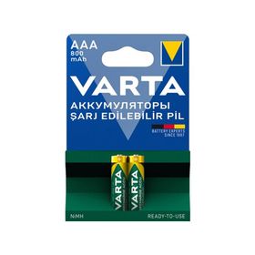 Varta 800 Mah 2 Adet AAA İnce Şarjlı Pil
