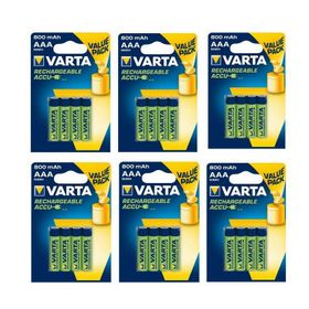 Varta 800 Mah Aaa Şarjlı İnce 24'lü Kalem Pil