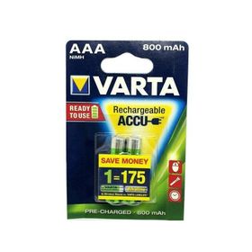 Varta 800mA AAA NiMH Şarjlı İnce Kalem Pil