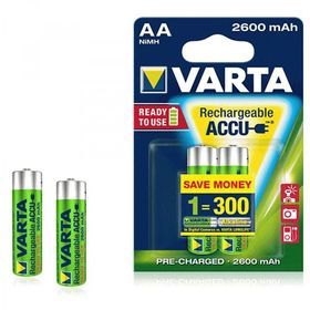 Varta AA 2.600 mAh Ready 2 Use - 2'li Şarjlı Kalem Pil