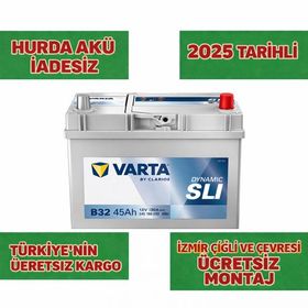 Varta B32 12 V 45 Ah Dar Tip Akü