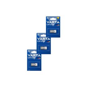 Varta CR123A 3V 3 Adet Lityum Pil