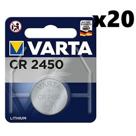 Varta CR2450 3V 20 Adet Lityum Pil