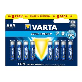 Varta High Energy AAA 8'li Pil