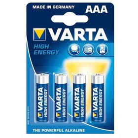 Varta High Energy Güçlü Alkalin Seri 4'lü AAA İnce Pil