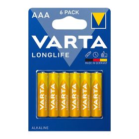 Varta Longlife 6'lı ince AAA Kalem Pil