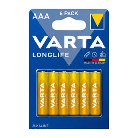 Varta Longlife Extra 6'lı İnce Pil