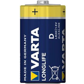 Varta Longlife Extra Alkaline 2 li Büyük Pil
