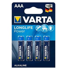 Varta Longlife Power Alkalin AAA 4 İnce Kalem Pil