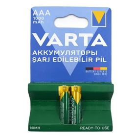 Varta Şarj Edilebilen Aaa 1000 Mah 2'li Accu İnce Pil