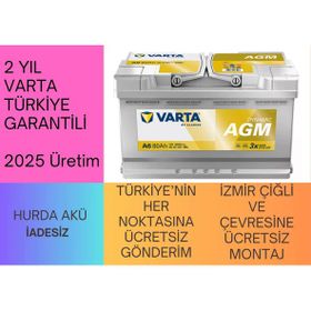 Varta Silver Dynamic F21 Start-Stop AGM 12 V 80 Ah 800CCA Akü