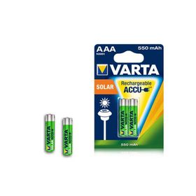 Varta Solar Şarjlı AAA 550 mAh İnce Kalem Pil