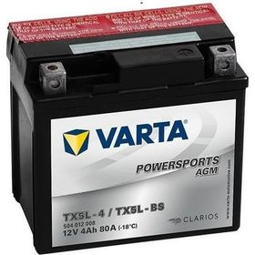Varta TX5L-4 TX5L-BS AGM 4 Ah Motosiklet Aküsü
