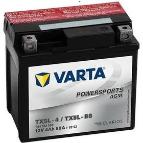 Varta TX5L-4 TX5L-BS AGM 4 Ah Motosiklet Aküsü