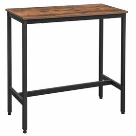 Vasagle LBT10X 100x40x90 cm Vintage Kahverengi Siyah Bar Masası