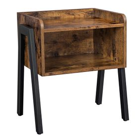 Vasagle LET54X Vintage Kahverengi Siyah Komidin