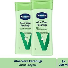 Vaseline Aloe Vera Ferahlığı 2x200 ml Vücut Losyonu