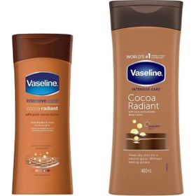 Vaseline Kakao Işıltısı 400 + 200 ml Vücut Losyonu