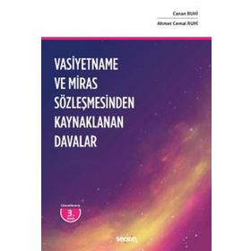 Vasiyetname ve Miras Sözleşmesinden Kaynaklanan Davalar Ciltli Seçkin Yayınevi