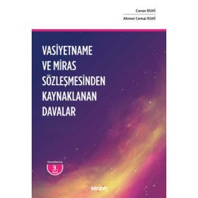 Vasiyetname ve Miras Sözleşmesinden Kaynaklanan Davalar Ciltli Seçkin Yayınevi