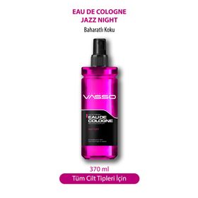 Vasso 370 ml Eau De Cologne Jazz Night Baharat Kokulu Kolonya