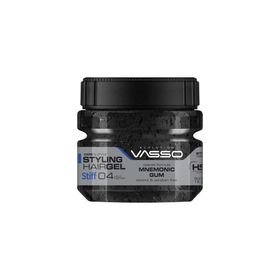 Vasso 500 ml Stiff Mnemonic Gum Gel Üstün Tutucu Özellikli Saç Jölesi