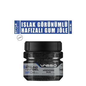 Vasso 500 ml Stiff Mnemonic Gum Gel Üstün Tutucu Özellikli Saç Jölesi