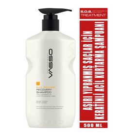 Vasso 500 ml Women Yıpranmış Saçlar için Acil Kurtarma Şampuanı