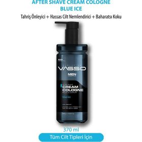 Vasso Blue Ice 370 ml Tıraş Sonrası Tahrişi Önleyici Krem Kolonya