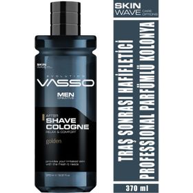 Vasso Golden 370 ml Tıraş Sonrası Ferahlatıcı Profesyonel Parfümlü Kolonya