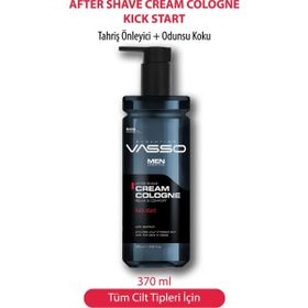 Vasso Men Kick Start 370 ml Tıraş Sonrası Tahrişi Önleyici Krem Kolonya