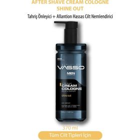 Vasso Men Shine Out 370 ml Tıraş Sonrası Tahrişi Önleyici Krem Kolonya