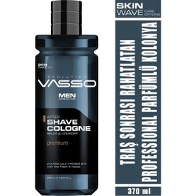 Vasso Premium 370 ml Tıraş Sonrası Ferahlatıcı Parfümlü Kolonya