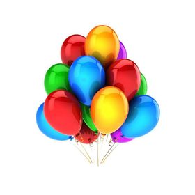 Vatan 100'lü Metalik Karışık Renkli Balon