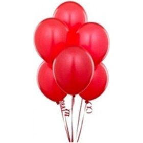 Vatan 100'lü Tek Renk Kırmızı Balon