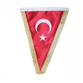 Vatan Bayrak 15x22.5 cm Üçgen Simli Masaüstü Bloknot