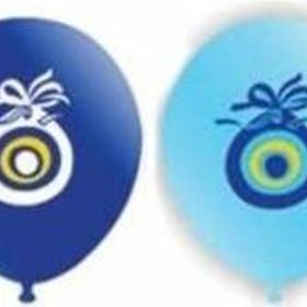 Vatan Nazar Boncuklu 100'lü Sarı Balon