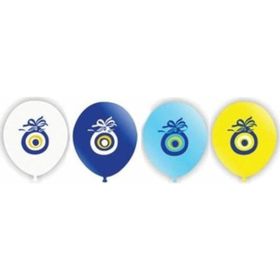 Vatan Nazar Boncuklu 100'lü Sarı Balon