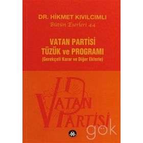 Vatan Partisi Tüzük ve Programı - Hikmet Kıvılcımlı