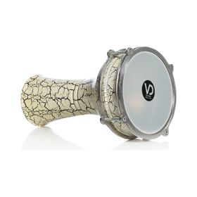 Vatan VD-143B Beyaz Alüminyum Çatlak Boyalı Darbuka