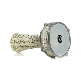 Vatan VD-144B Beyaz Çatlak Boyalı Alüminyum Darbuka