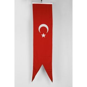 Vatan VT-127 50 cm x 200 cm Kumaş Kırlangıç Türk Bayrağı