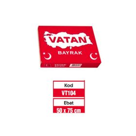 Vatan VT104 50x75 Bayrak